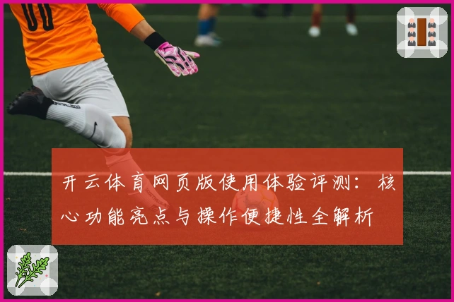 开云体育网页版使用体验评测：核心功能亮点与操作便捷性全解析